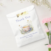 水彩春のブライダルシャワー・ティーパーティー フェイバーバッグ (封をした状態)