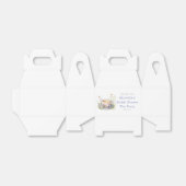 水彩春のブライダルシャワー・ティーパーティー フェイバーボックス (折り畳みなし)