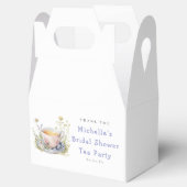 水彩春のブライダルシャワー・ティーパーティー フェイバーボックス (オープン)