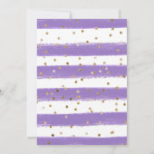 水彩春の花イースターバスケットブランチ 招待状 (裏面)