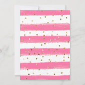 水彩春の花イースターバスケットブランチ 招待状 (裏面)