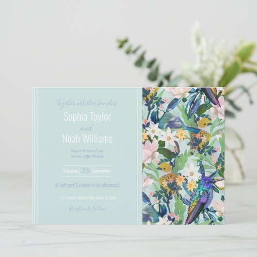 水彩春の花鳥模様 (スタンド正面)