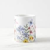 水彩春の花 コーヒーマグカップ (中央)