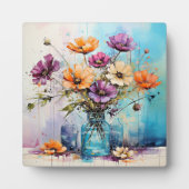 水彩春の花 フォトプラーク (正面)