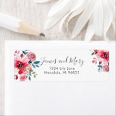 水彩春の花 ラベル (インサイチュ)