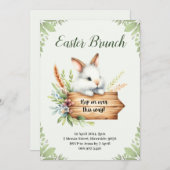 水彩春イースター招待状 招待状 (正面/裏面)