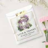 水彩春ガーデンガゼボ結婚ズ フェイバーバッグ (封をした状態)