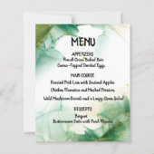 水彩春グリーンメニュー (正面)