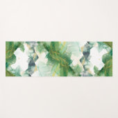 水彩春グリーンヨガマット ヨガマット (正面(横))