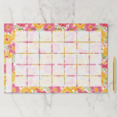 水彩春フローラデスクカレンダーメモ帳 ペーパーパッド (インサイチュ)