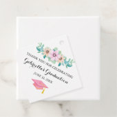 水彩春フローラバースト卒業 フェイバータグ (インサイチュ)