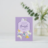 水彩春フローラブックマーク聖なる書物、 経典聖書 アドバイスカード (スタンド正面)