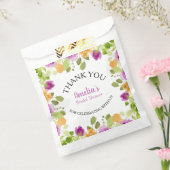 水彩春フローラブライダルシャワー フェイバーバッグ (封をした状態)