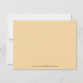 水彩春フローラ花グリーティングカード サンキューカード (裏面)