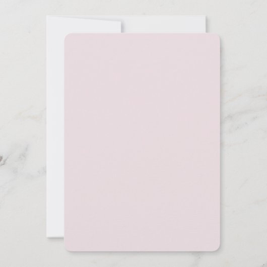 水彩春フローラ金ゴールド結婚式招待状 招待状 (裏面)