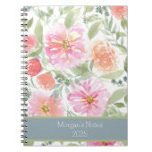 水彩春フローラ ノートブック (正面)