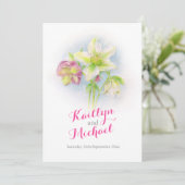 水彩春ヘレボ結婚レス プログラム (スタンド正面)