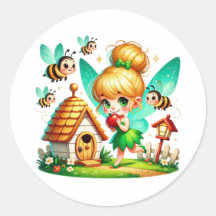 水彩春ベビー妖精