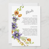 水彩春リース結婚ズ 招待状 (裏面)