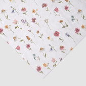 水彩春ワイルドフラワーパター 薄葉紙 (詳細)