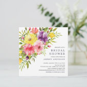 水彩春時フローラブライダルシャワーインビタ 招待状 (スタンド正面)