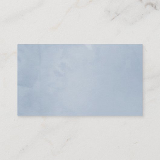 水彩春樺の木結婚ツリー プレイスカード (裏面)