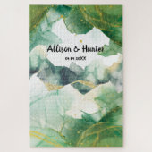 水彩春緑ジグソーパズル ジグソーパズル (縦)