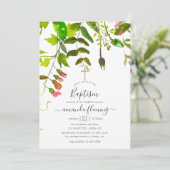 水彩春緑バプテスマ 招待状 (スタンド正面)