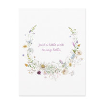 水彩春考えるワイルドフラワーズ