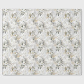 水彩春花大理石紋 ラッピングペーパー (フラット)