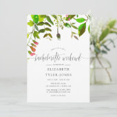 水彩春葉バチェロレッテ週末 招待状 (スタンド正面)