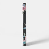 水彩暗褐色ボホフローラスクリプト名 iPhoneケース (左側面)