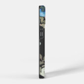 水彩暗褐色ボホフローラスクリプト名 iPhoneケース (右側面)