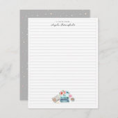 水彩書体 |文房具 エンクロージャーカード (正面/裏面)