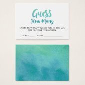 水彩書道は何枚のキスカード (正面&裏面)