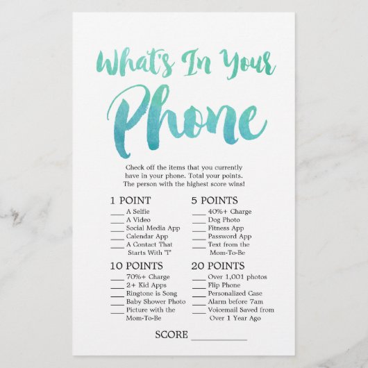 水彩書道は正しい価格のゲームを推測 (裏面)