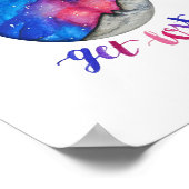 水彩書道引用文&アート ポスター (角)