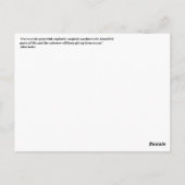 水彩書道引致引用文 ポストカード (裏面)