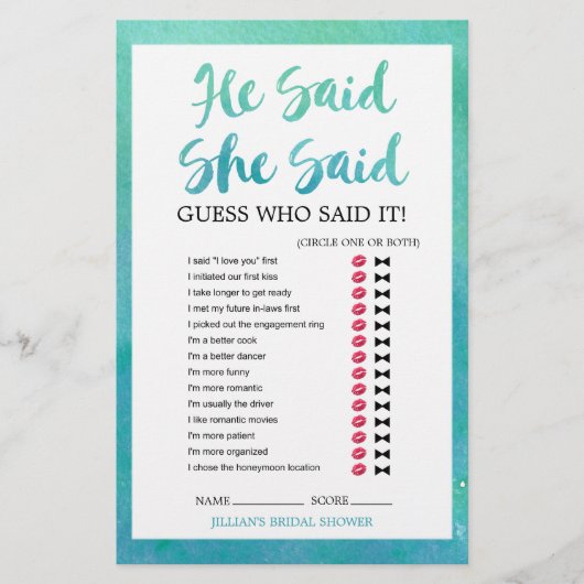 水彩書道「結婚の単語検索」ゲーム (正面)