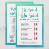 水彩書道「結婚の単語検索」ゲーム (正面/裏面)