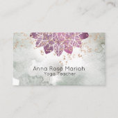 *~*水彩曼荼羅グリッタースピリチュアル霊気 名刺 (正面)