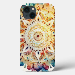 水彩曼荼羅 iPhone 13ケース