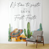 水彩最初のフェスタ1st誕生日の背景 タペストリー (インサイチュ)