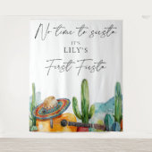 水彩最初のフェスタ1st誕生日の背景 タペストリー (正面)