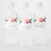 水彩最高のフローラデイエ結婚バー ペットボトルラベル (ボトル)