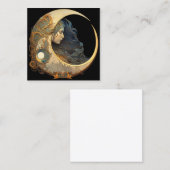 水彩月女神 スクエア名刺 (正面/裏面)