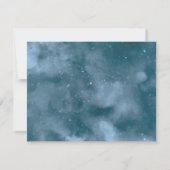 水彩月相賀状カード ノートカード (裏面)