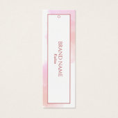 水彩服つるラベル |白色ピンク (正面)