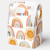 水彩望峰お洒落虹と太陽 フェイバーボックス (オープン)