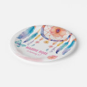 水彩望峰ドリーマキャッチャー ペーパープレート (アングル)